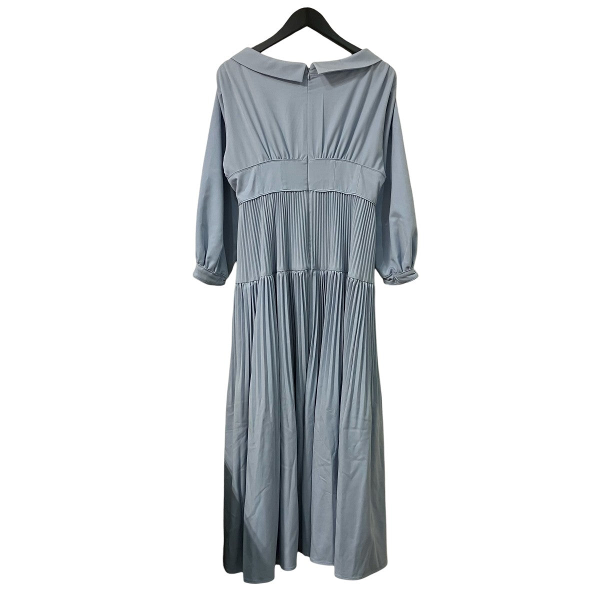 Her lip to Pleated Open Shirt Dressプリーツロングワンピース1241305002 古着・中古-2枚目のアイテム画像