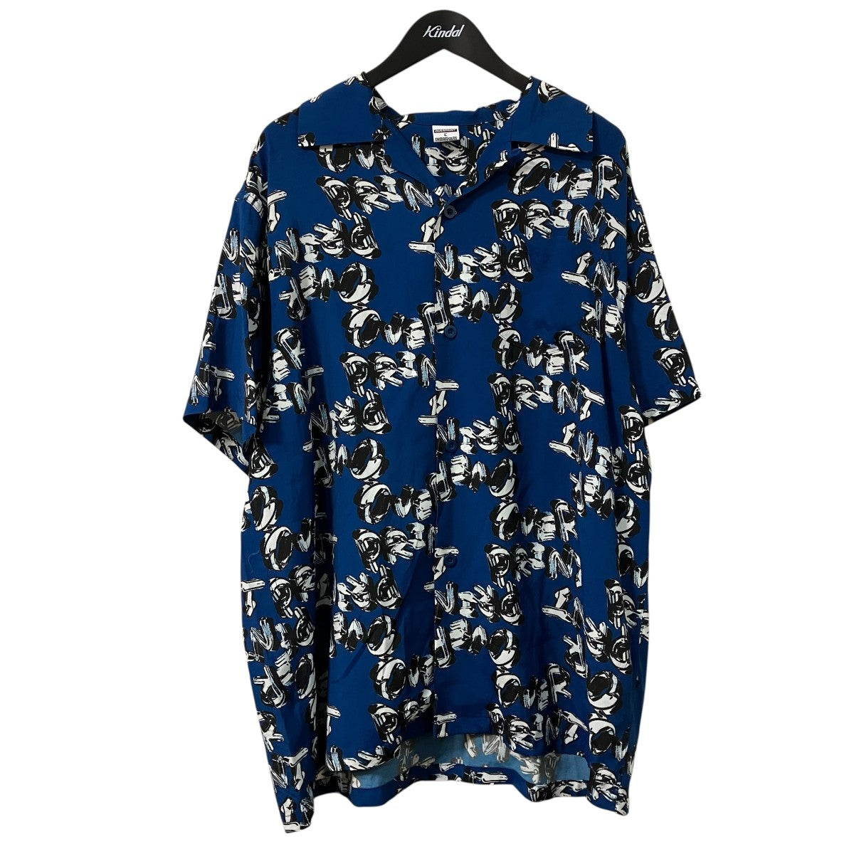 chain logo Rayon Shirts総柄半袖シャツOV0226 0105