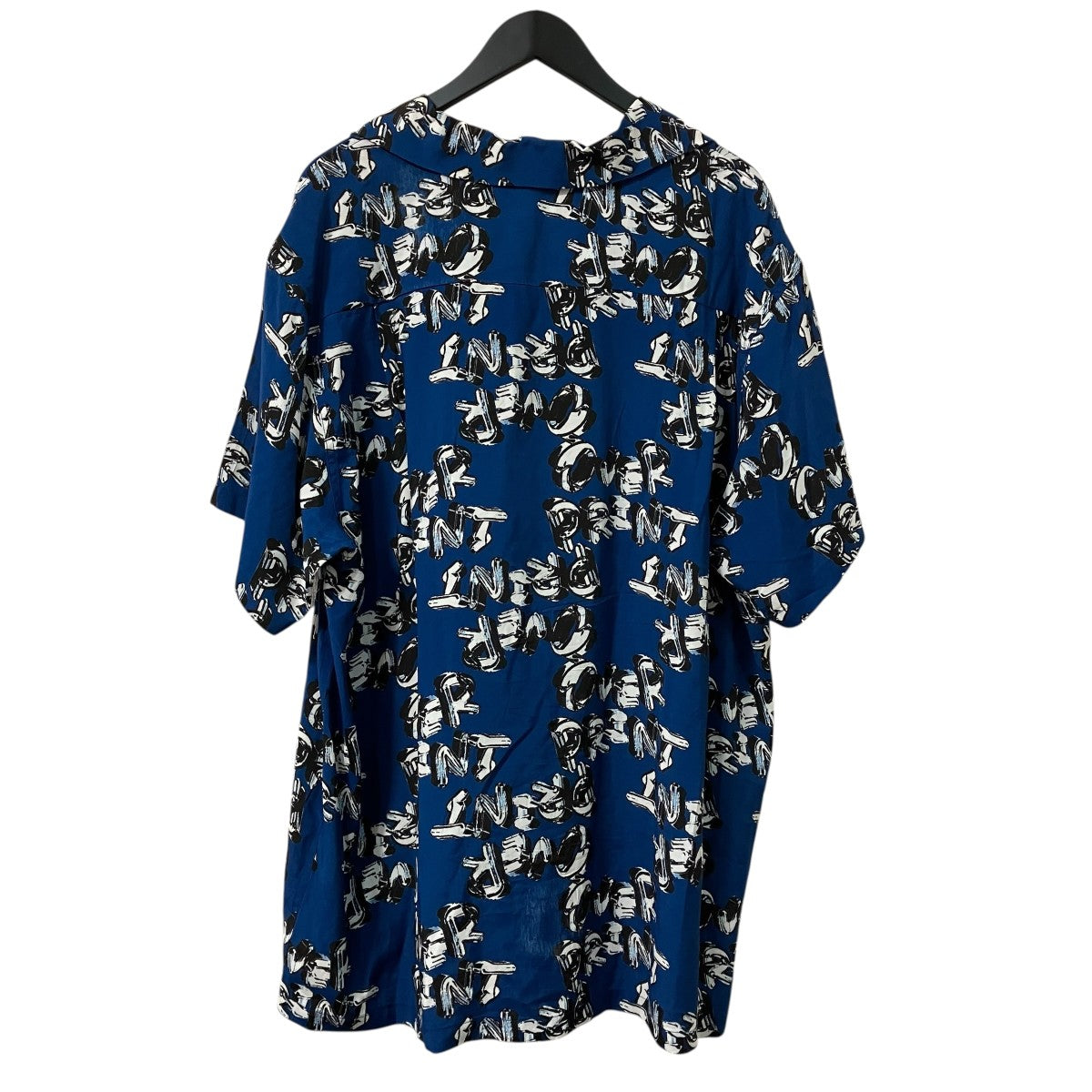 chain logo Rayon Shirts総柄半袖シャツOV0226 0105