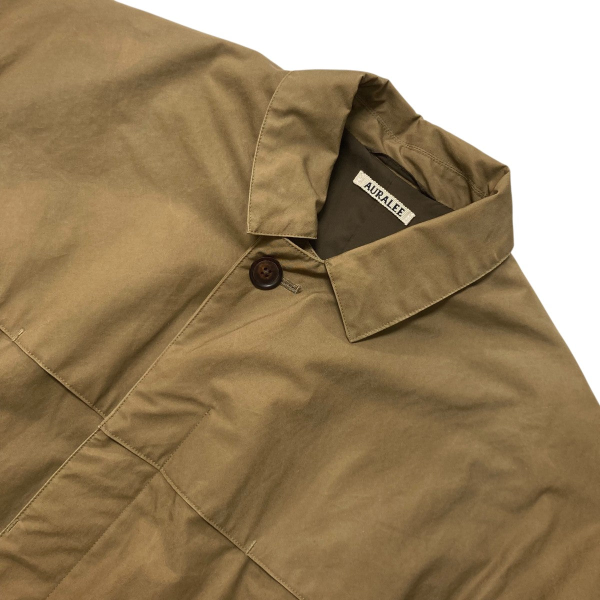AURALEE(オーラリー) HIGH COUNT CLOTH BATTING LONG COATステンカラー