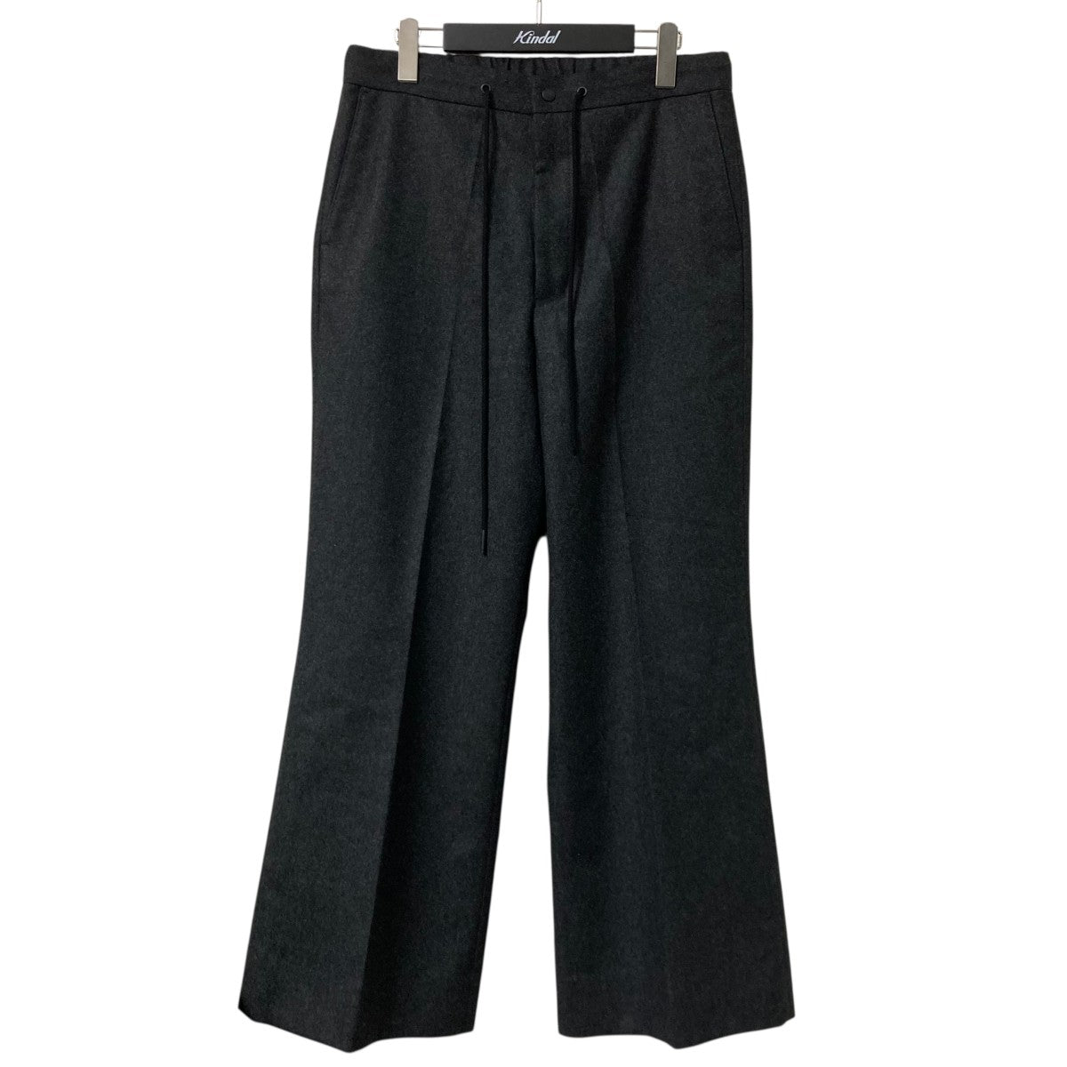 24AWFLANNEL THE EASY SLACKS FLAREフランネルウールフレアイージースラックス24fw rept 220 2 J