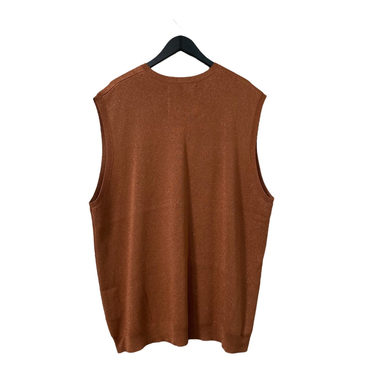 23SSOversized Lame Knit Vestニットベスト23SS K-7