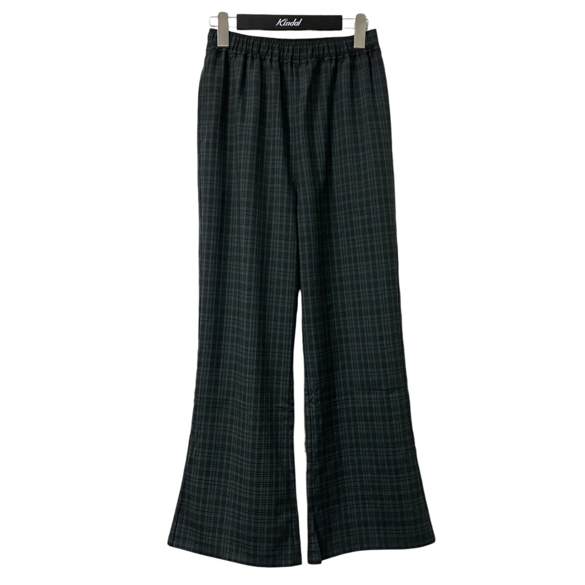 ENNEUME Checked Frare Pantsイージーフレアパンツ93033 古着・中古-1枚目のアイテム画像