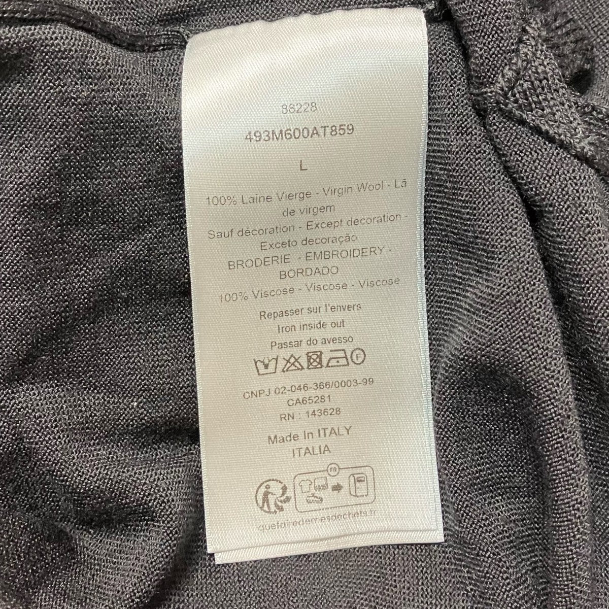 Christian Dior Tシャツ493M600AT859 古着・中古-6枚目のアイテム画像