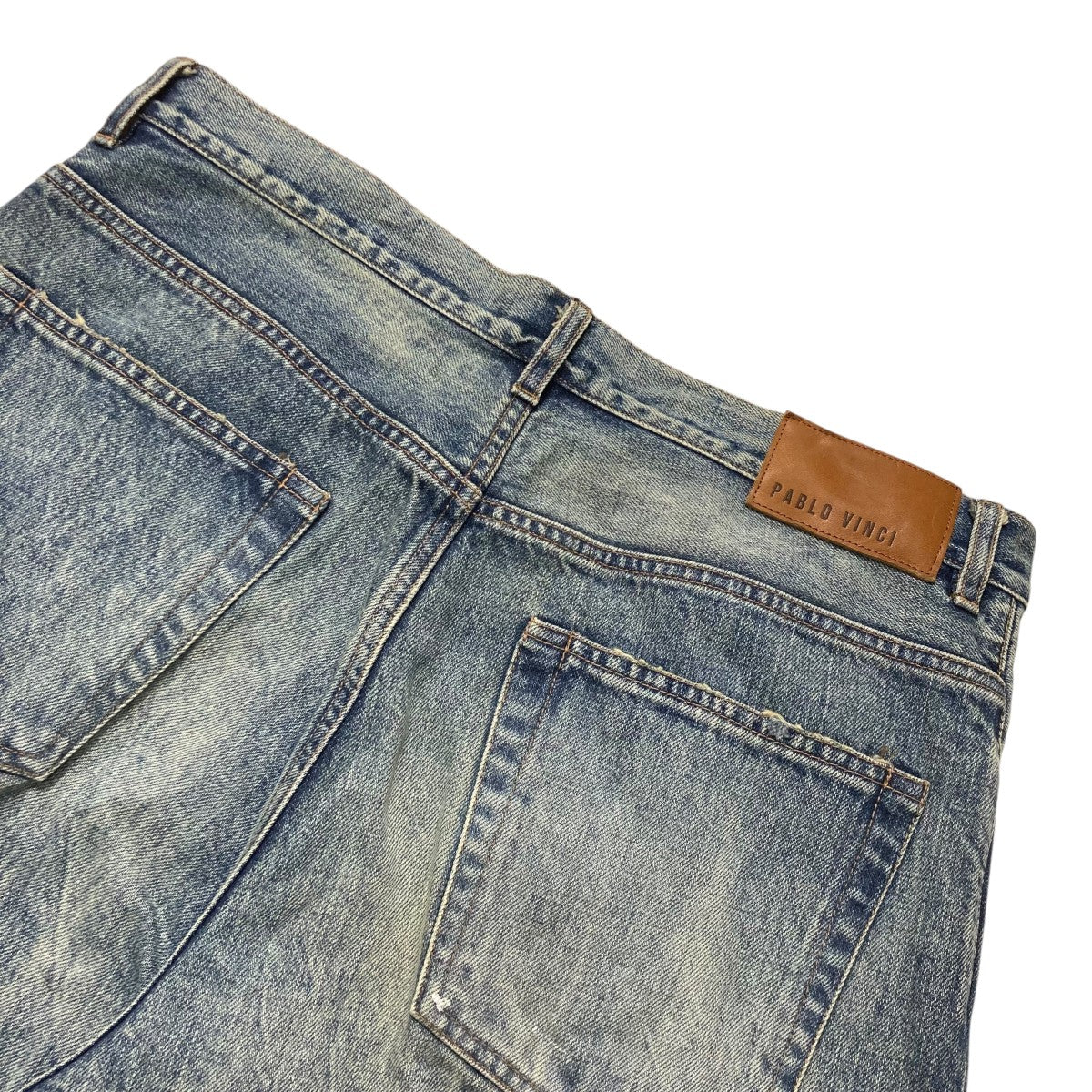 PABLO VINCI 24SSScratch remake denim pantsダメージデニムパンツPBL 24SS PT04 古着・中古-4枚目のアイテム画像