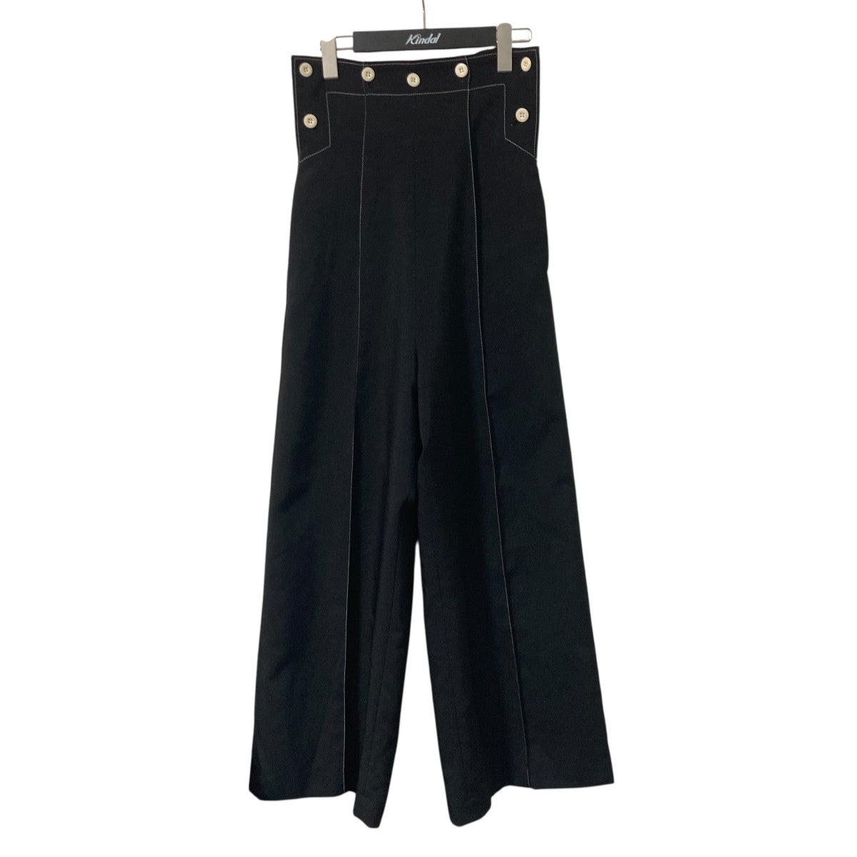 HYKE 24SS ハイウエストマリンパンツ 241 13283 303 古着・中古-1枚目のアイテム画像