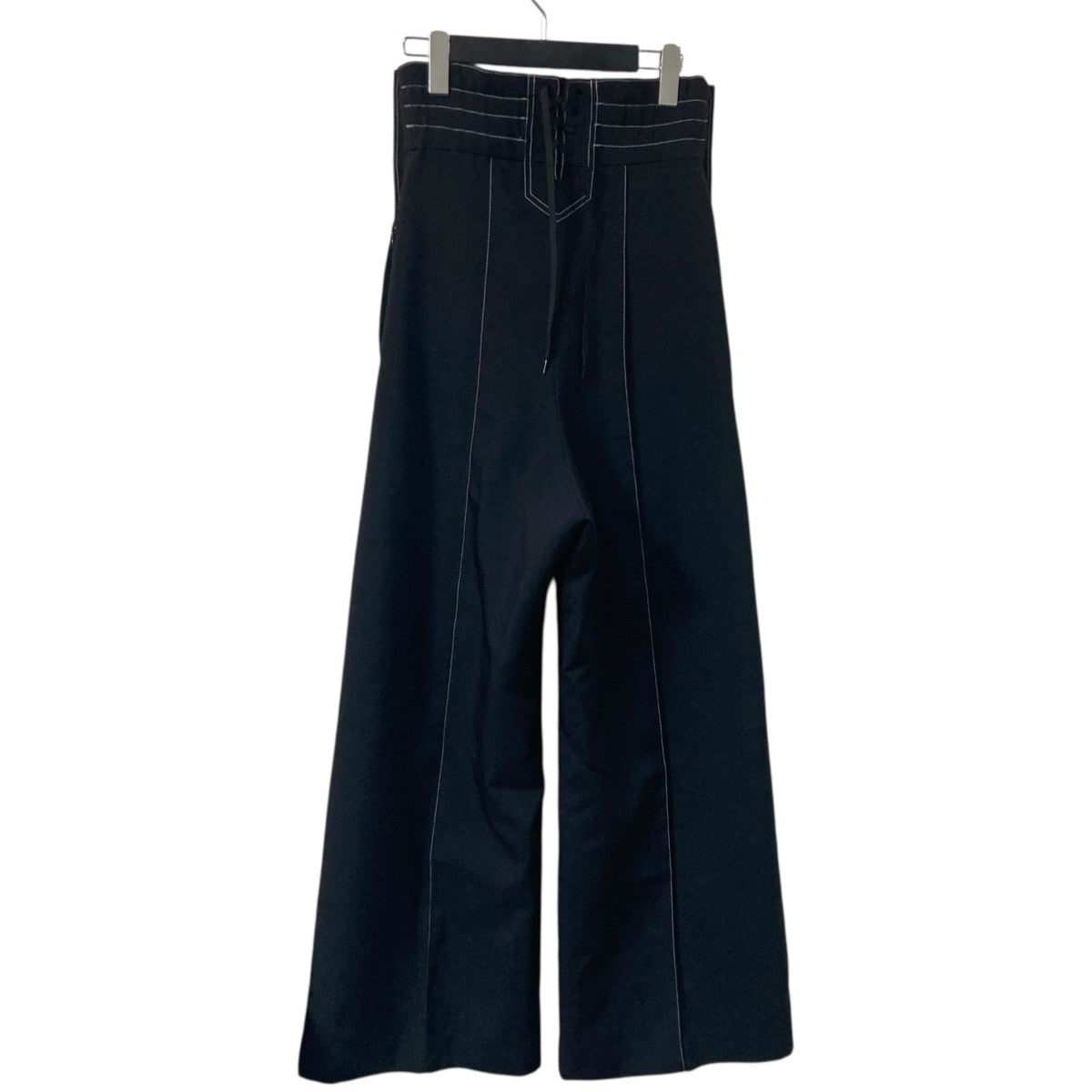 HYKE 24SS ハイウエストマリンパンツ 241 13283 303 古着・中古-2枚目のアイテム画像