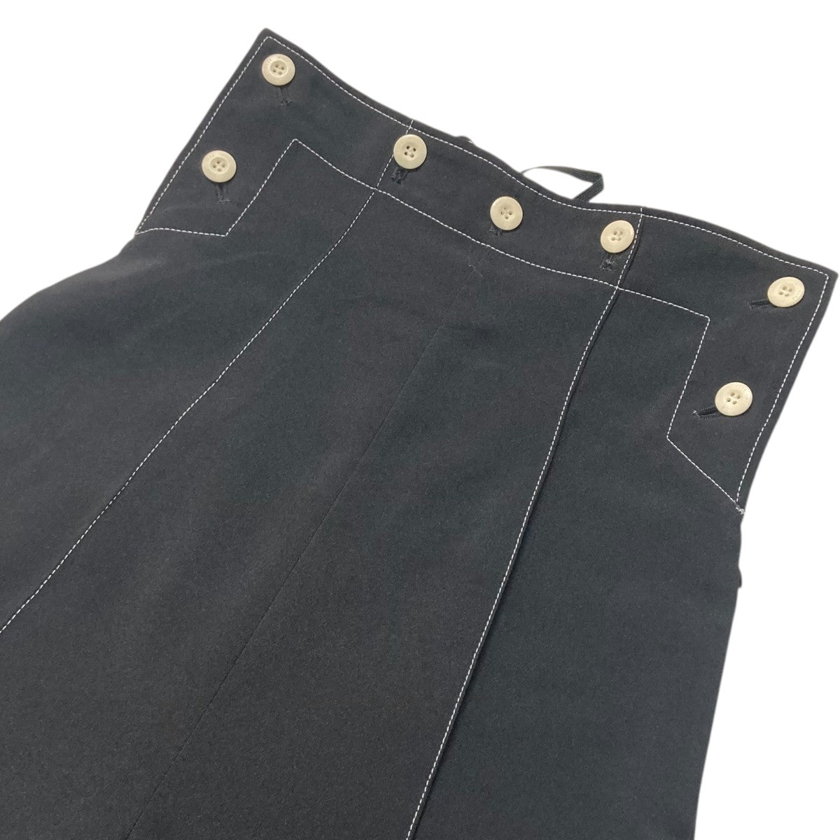 HYKE 24SS ハイウエストマリンパンツ 241 13283 303 古着・中古-3枚目のアイテム画像