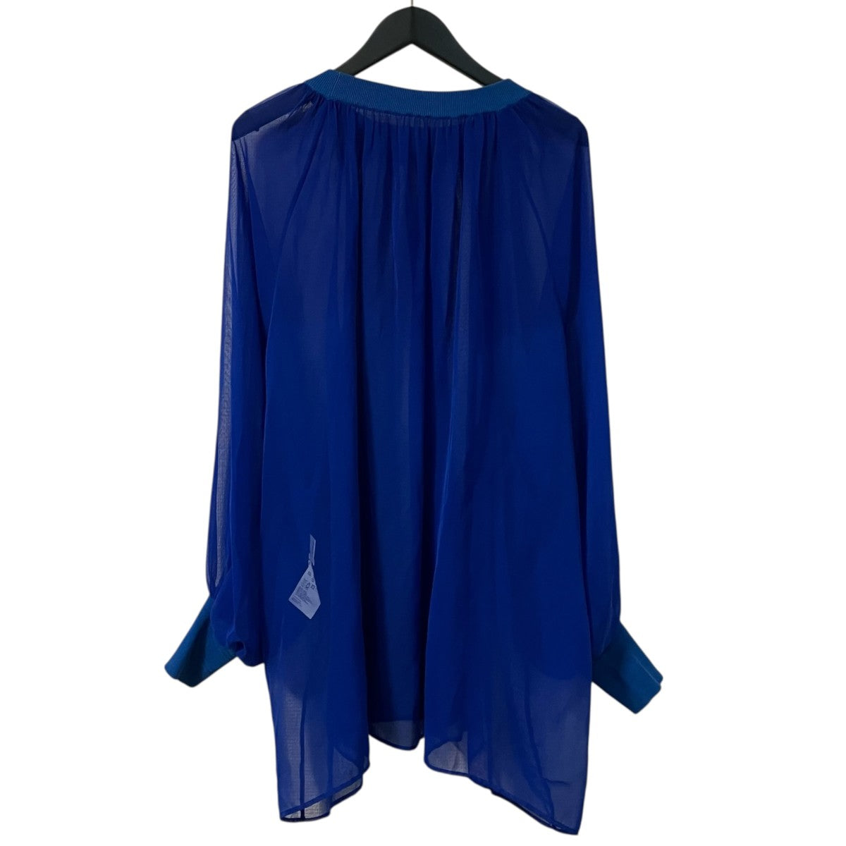 HYKE SHIRRED CHIFFON TOPシアーシャツ211 15133 013 古着・中古-2枚目のアイテム画像