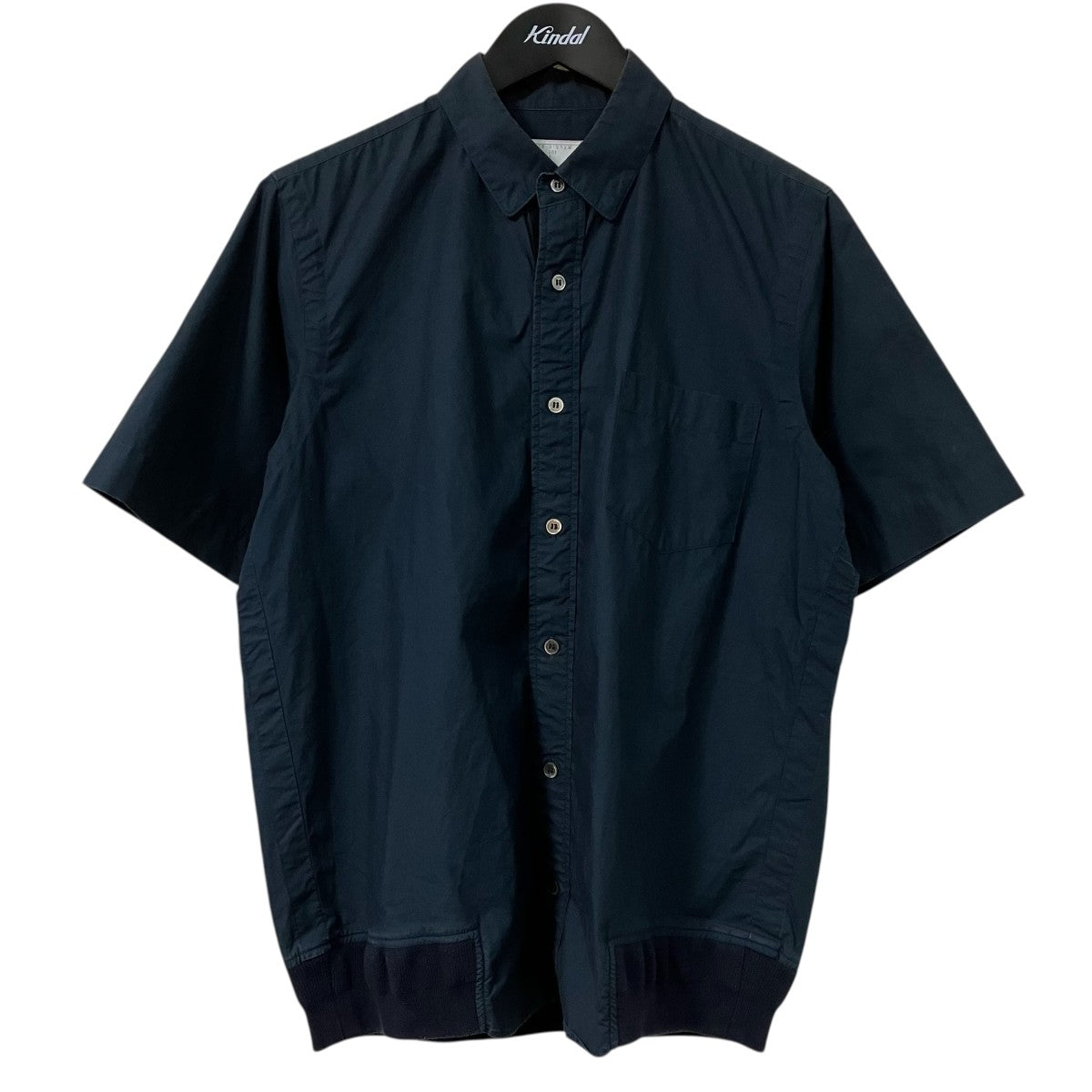 サカイ ハトメ 編み上げ Tシャツ 18-03647 レディース ネイビー Sacai 【中古】 【アパレル・小物】 sacai - サカイ ハトメ 編み上げ Tシャツ 18-03647 レディース