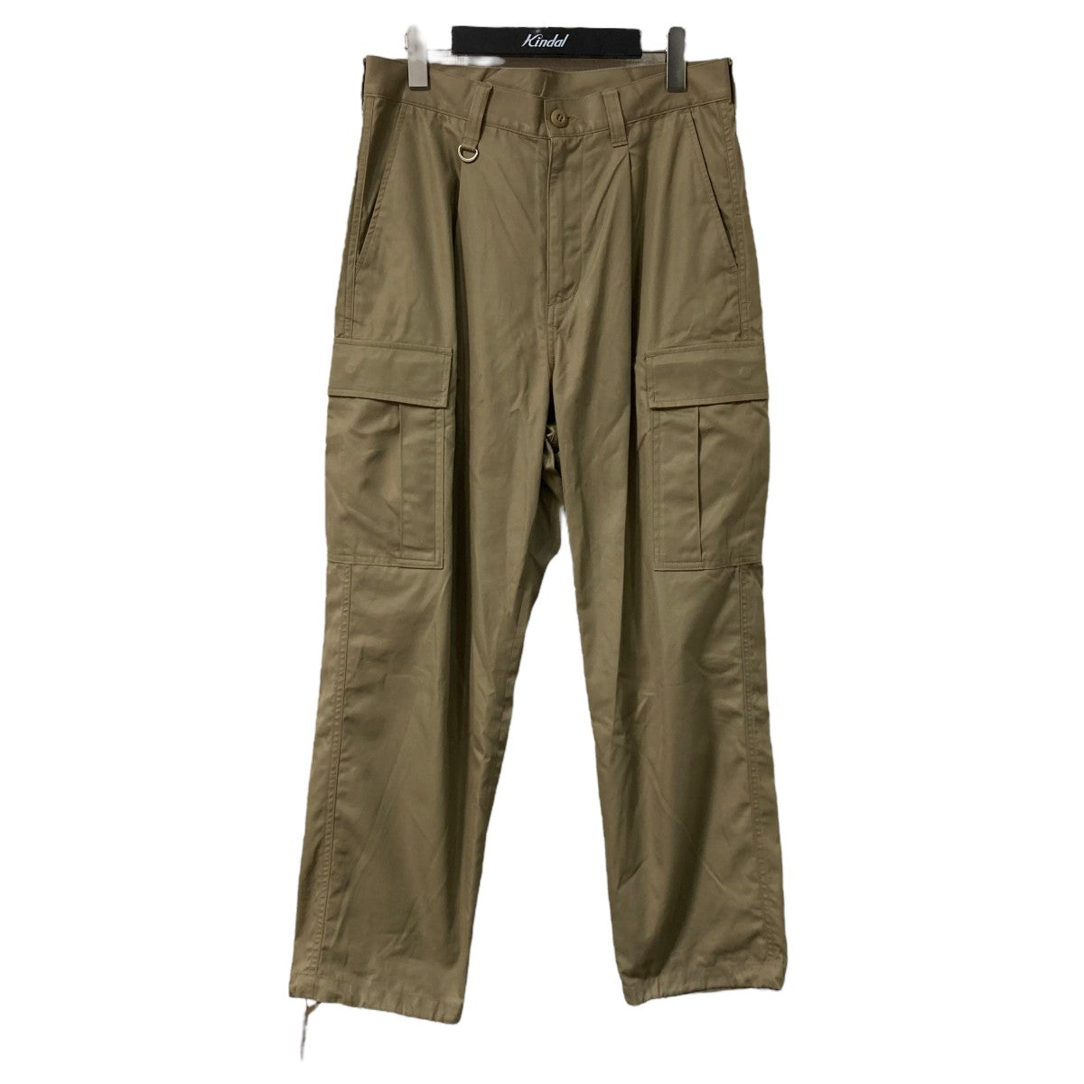 24SSBRUSHED GABARDINE TAPERED CARGO PANTSカーゴパンツSOPH 240017
