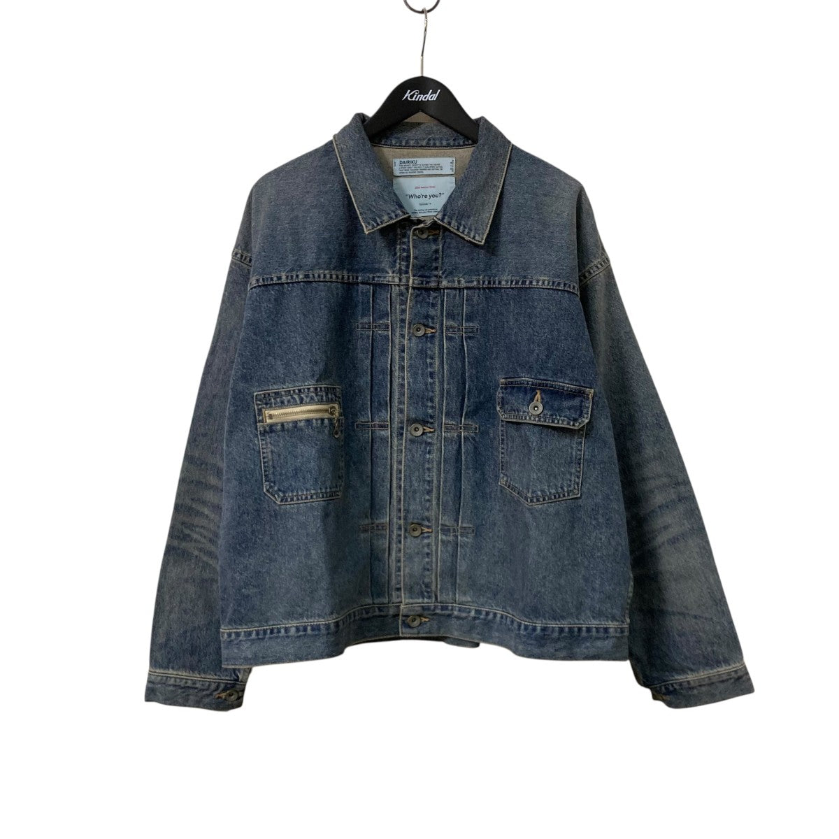 DAIRIKU(ダイリク) Damage Denim Jacketデニムジャケット インディゴ