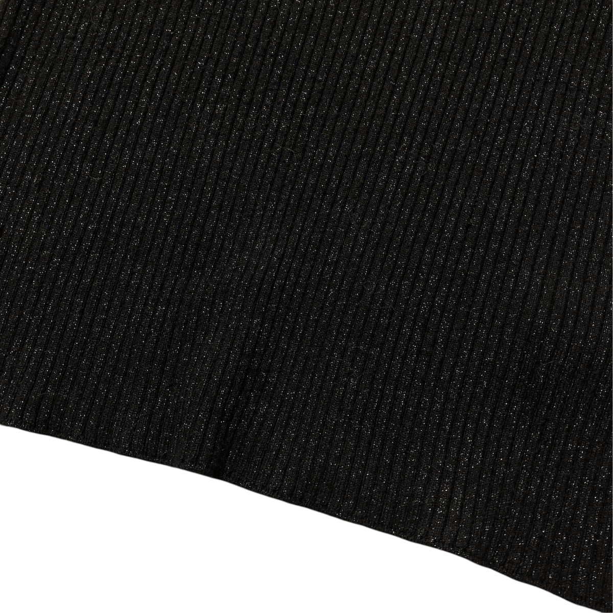 Volume-Sleeve Glitter Knit Topラメリブニット1243202110