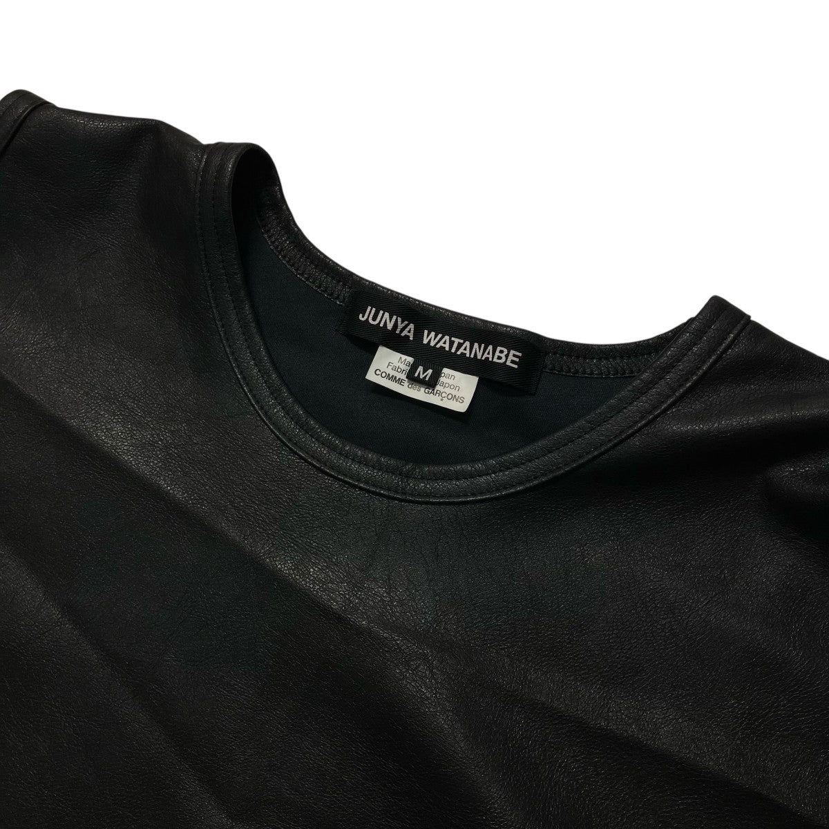 JUNYA WATANABE CDG 24AWレザー調プルオーバーシャツJN T015 古着・中古-3枚目のアイテム画像