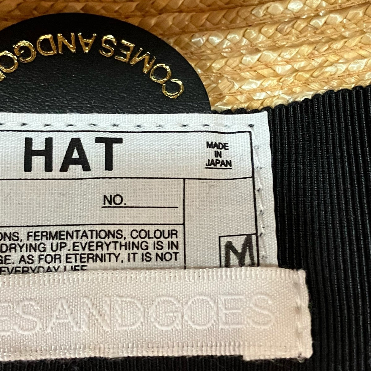 COMES AND GOES ストローハットストローハット 古着・中古-6枚目のアイテム画像