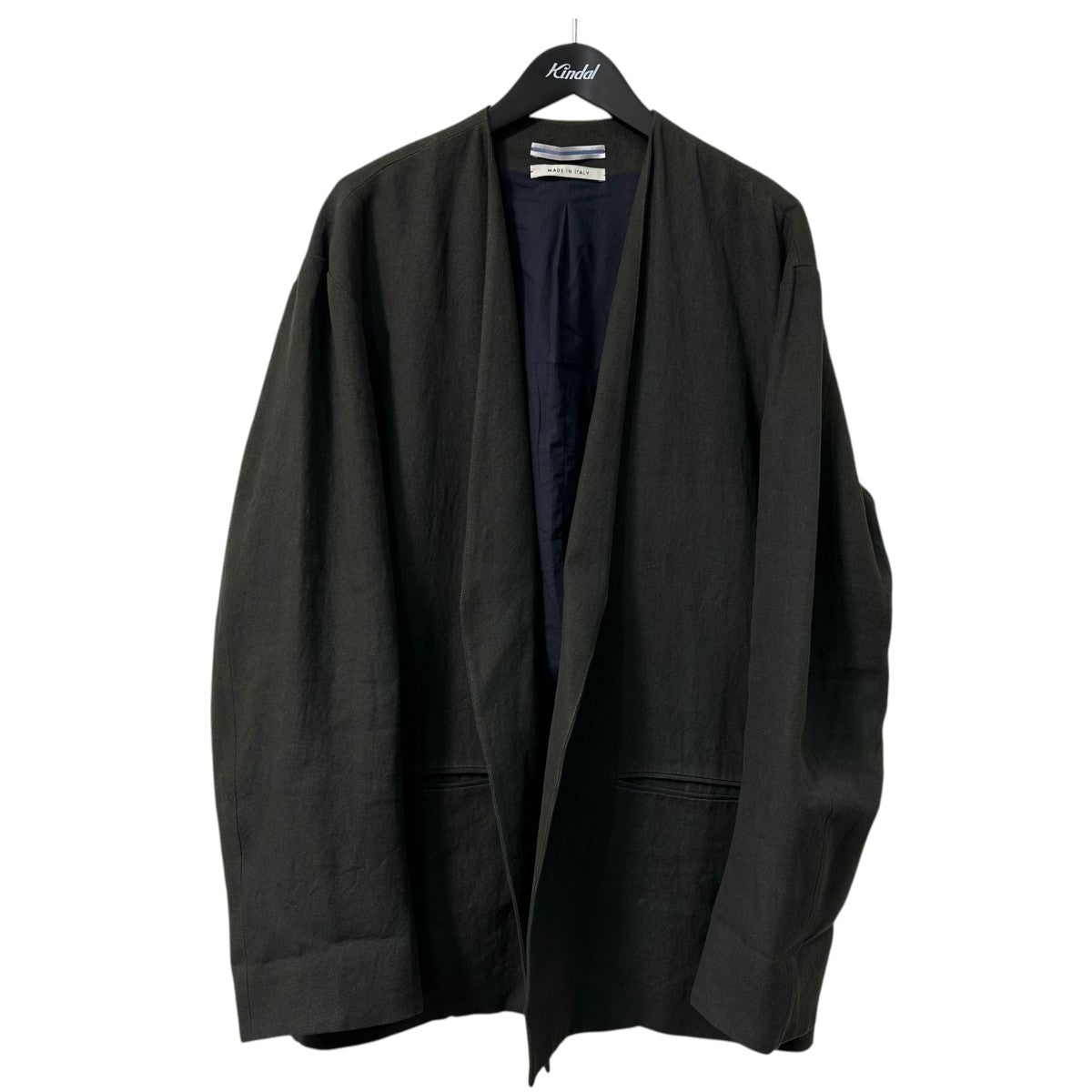 Cristaseya(クリスタセヤ) レザーパッチオーバーサイズブルゾン07KA-CO