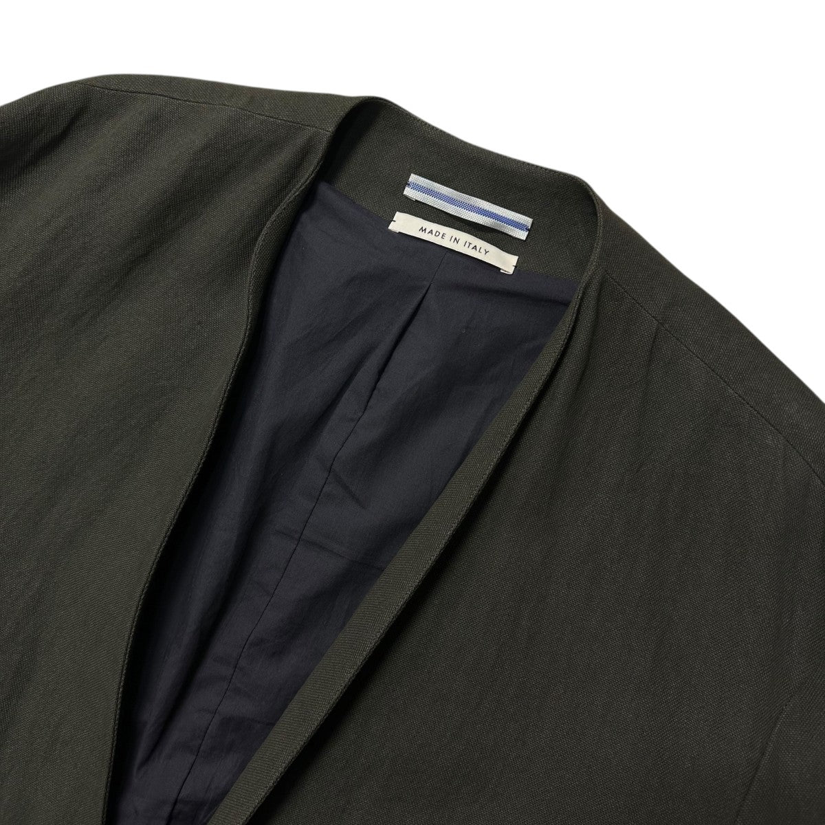 Cristaseya(クリスタセヤ) 和紙ノーカラージャケット グレー サイズ M