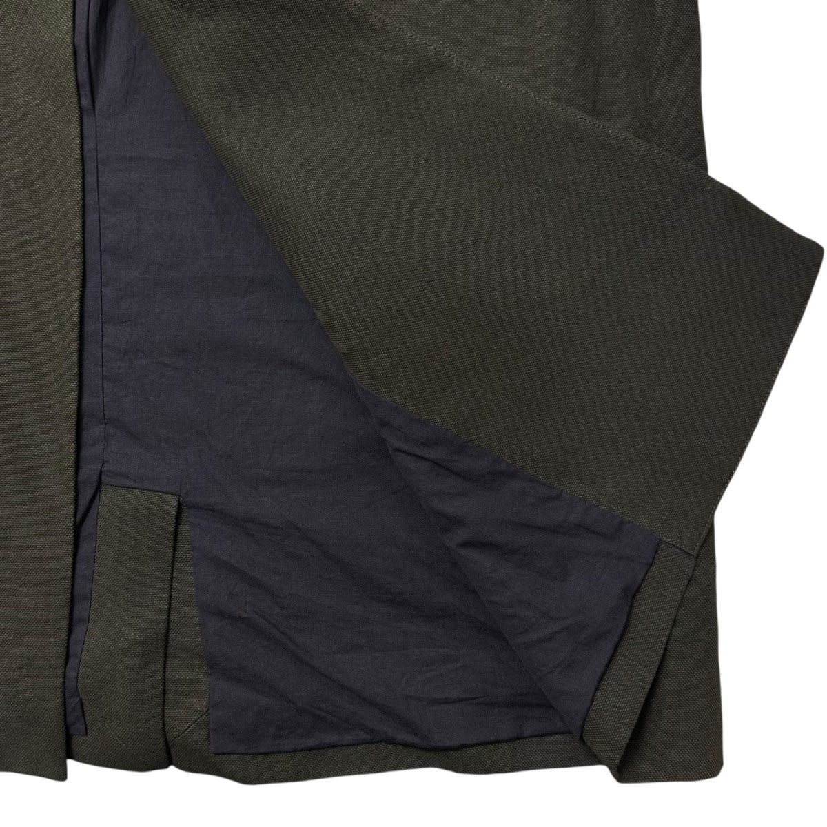 Cristaseya(クリスタセヤ) 和紙ノーカラージャケット グレー サイズ M