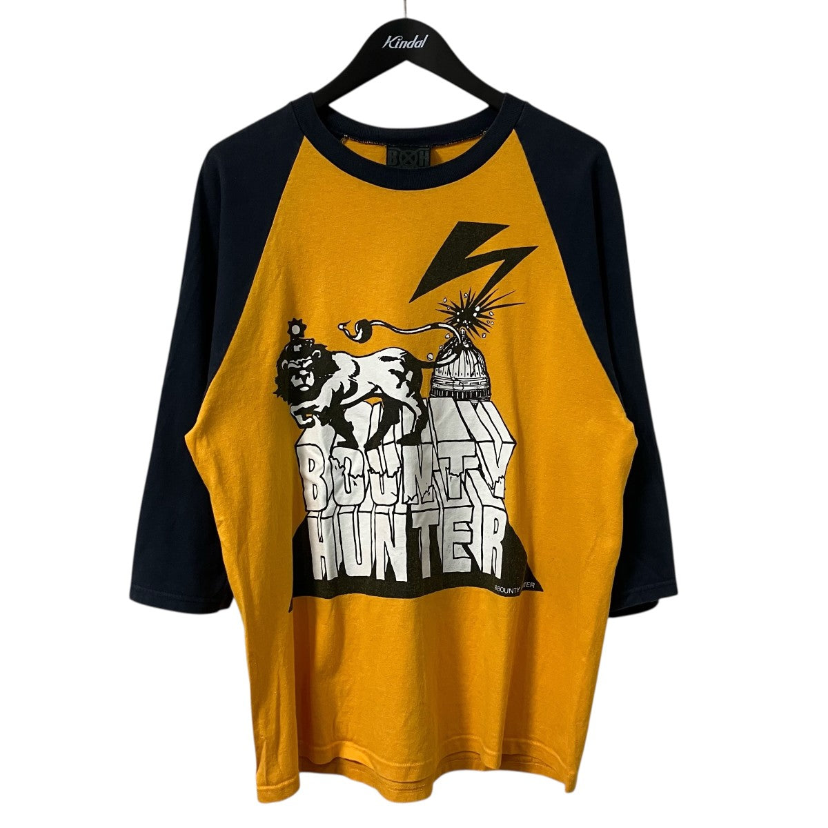 BOUNTY HUNTER ラグランTシャツBXH 138 04 FW 古着・中古-1枚目のアイテム画像