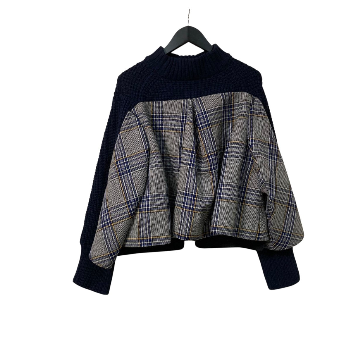 sacai(サカイ) ジャケットドッキングニット18 04157 18 04157 ネイビー