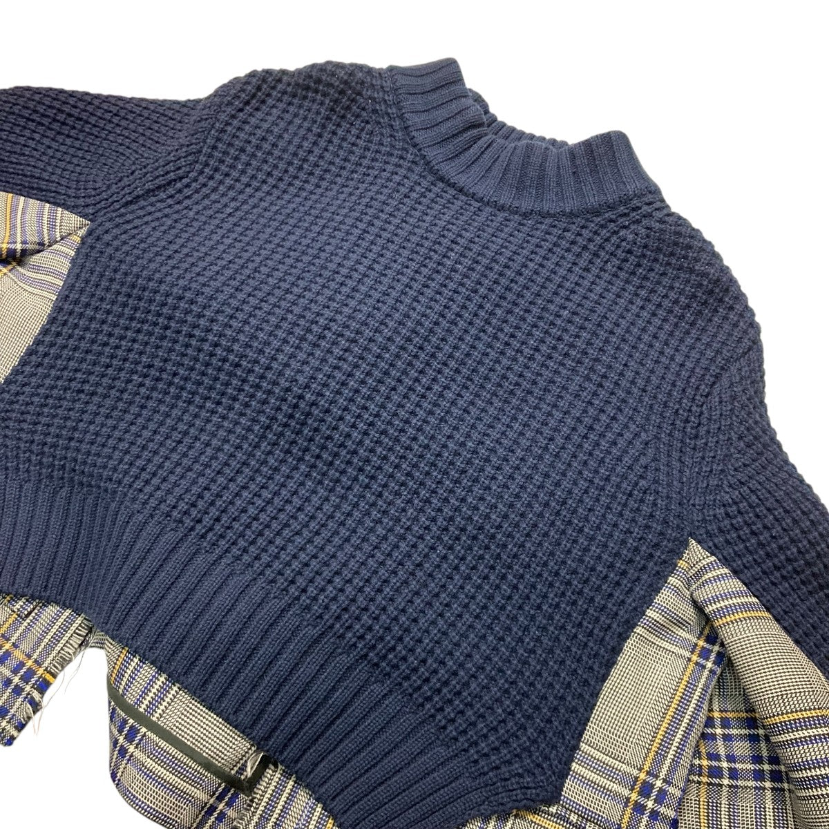 sacai(サカイ) ジャケットドッキングニット18 04157 18 04157 ネイビー