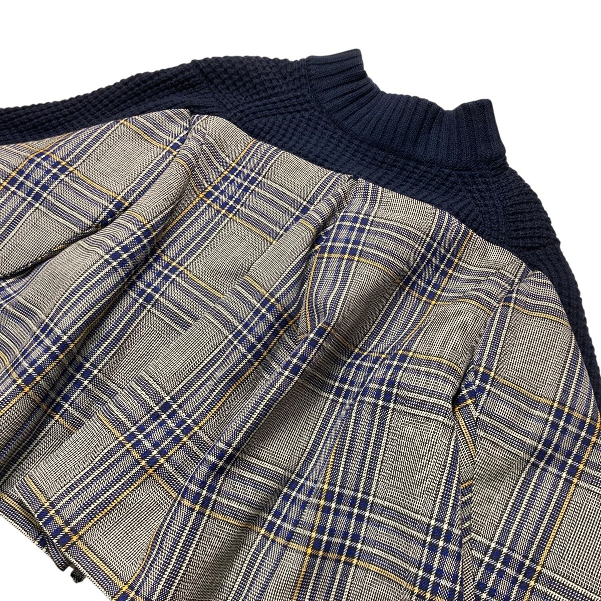 sacai(サカイ) ジャケットドッキングニット18 04157 18 04157 ネイビー