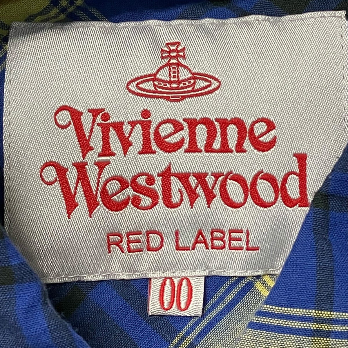 Vivienne Westwood RED LABEL トリプルチェックブロッキングディタッチャブルシャツ長袖チェックシャツ16 12 851010 古着・中古-7枚目のアイテム画像