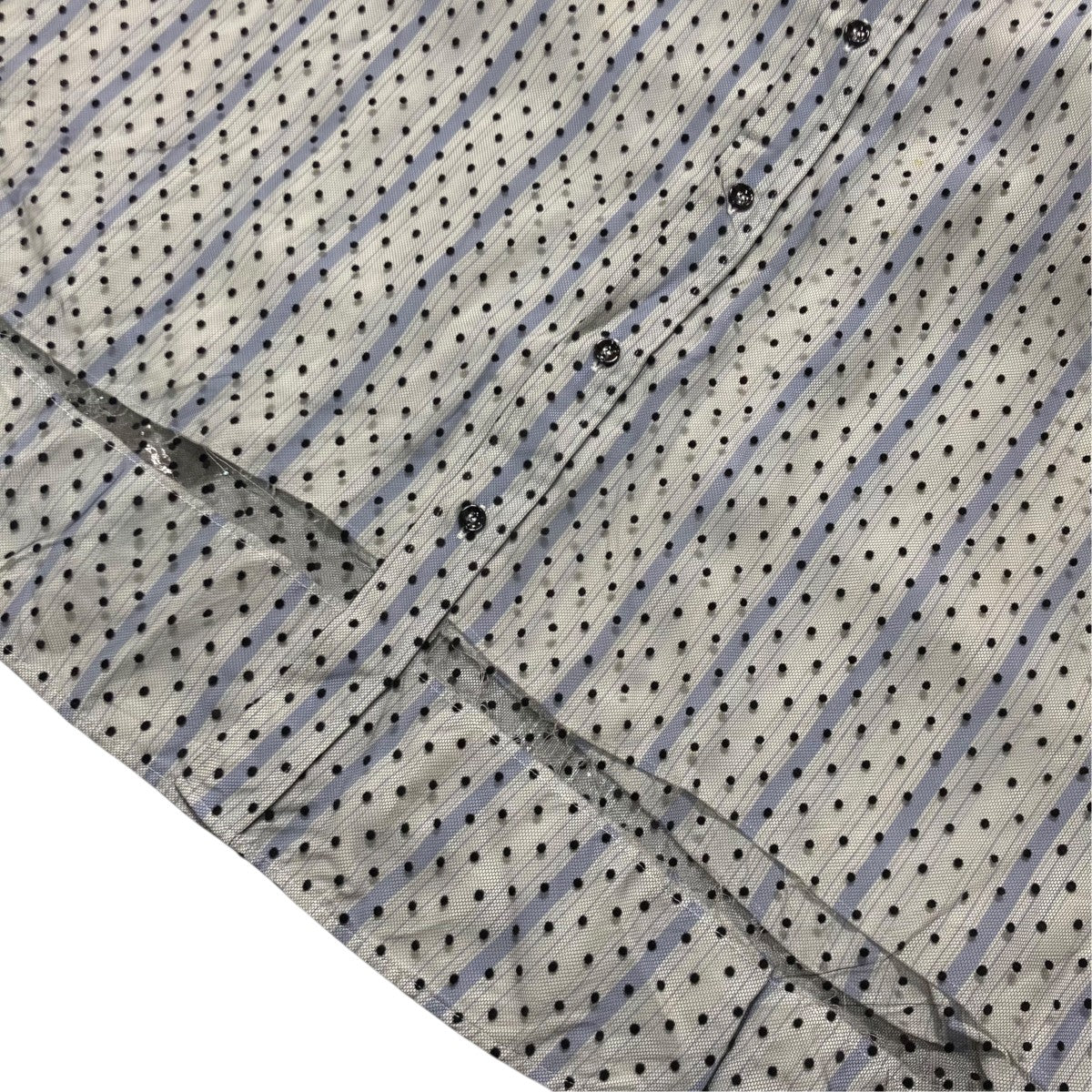 Maison Margiela 21SSレイヤードシャツワンピースレイヤード長袖シャツS51CU0221 S53682 古着・中古-5枚目のアイテム画像