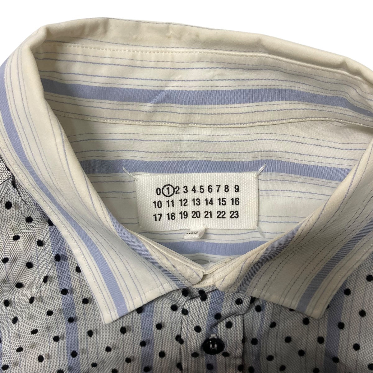 Maison Margiela 21SSレイヤードシャツワンピースレイヤード長袖シャツS51CU0221 S53682 古着・中古-7枚目のアイテム画像