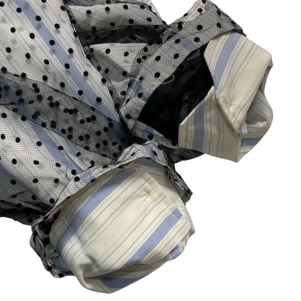 Maison Margiela 21SSレイヤードシャツワンピースレイヤード長袖シャツS51CU0221 S53682 古着・中古-8枚目のアイテム画像