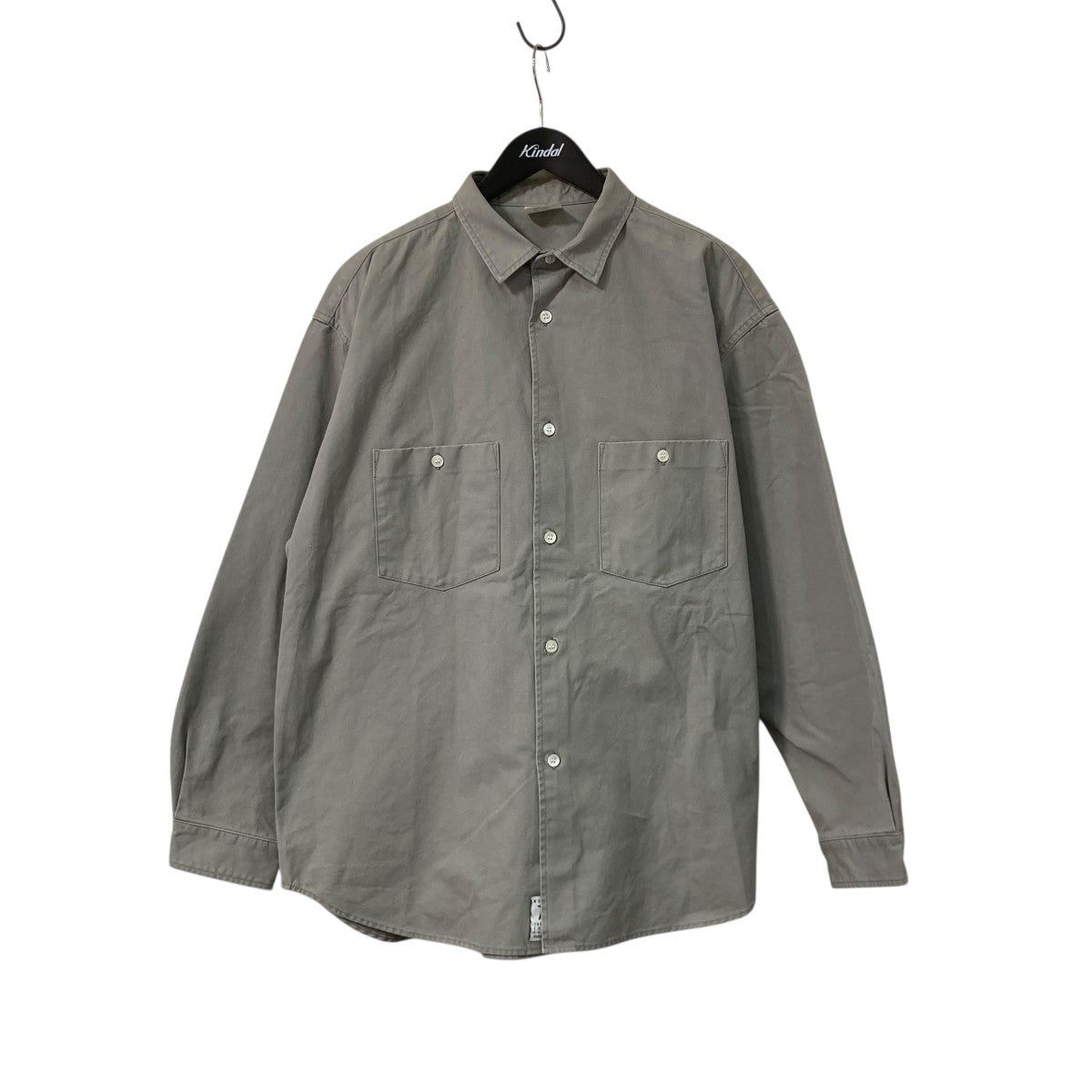 STABILIZER GNZ Wide Tapered Shirtコットン地ワイドシャツジャケット2 22CC 古着・中古-1枚目のアイテム画像
