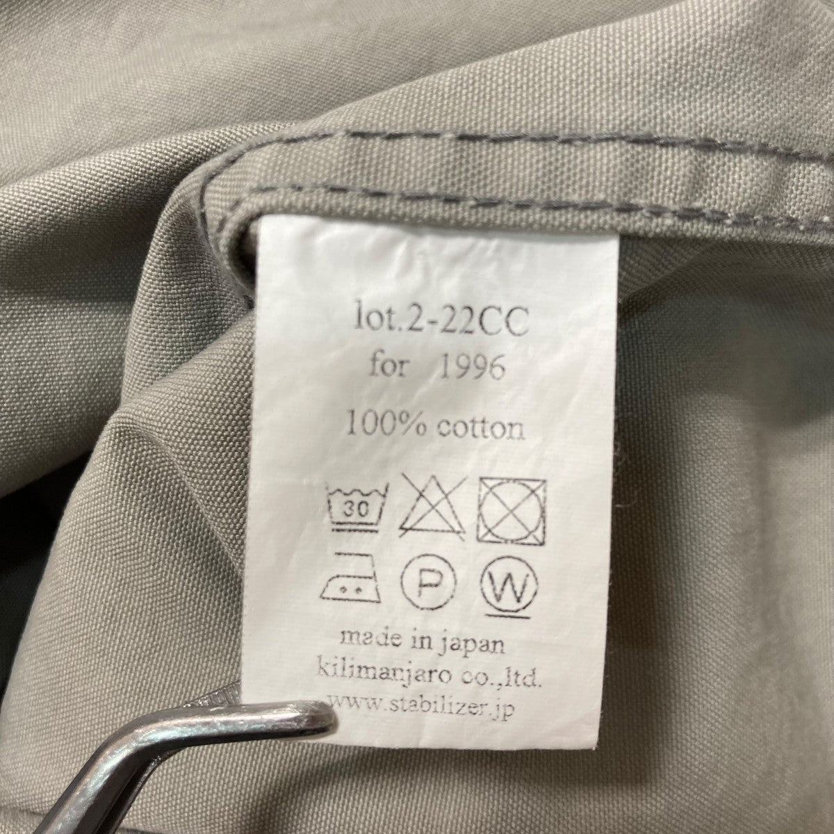 STABILIZER GNZ Wide Tapered Shirtコットン地ワイドシャツジャケット2 22CC 古着・中古-7枚目のアイテム画像