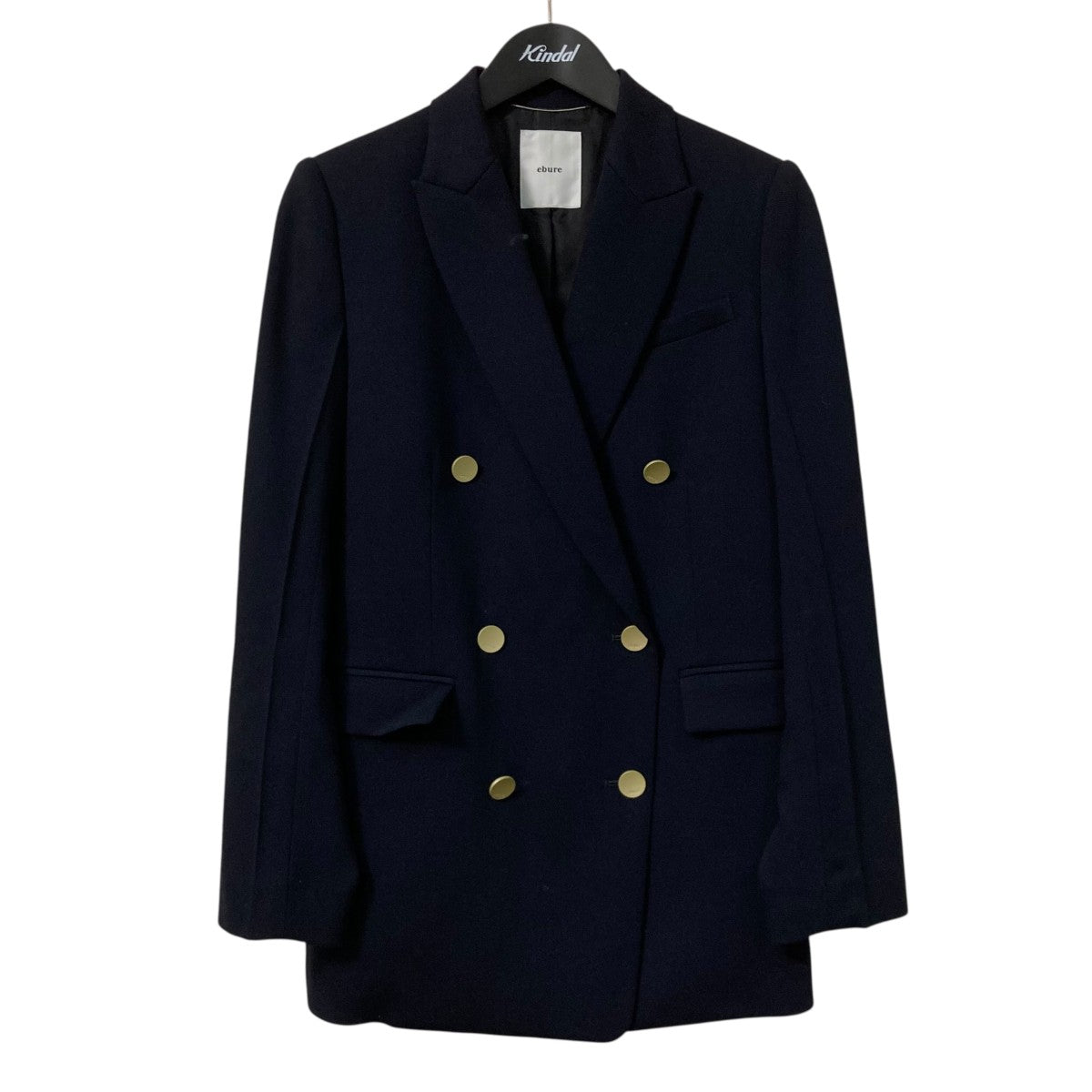EBURE(エブール) super120 ダブルビーバーダブルオーバーコート
