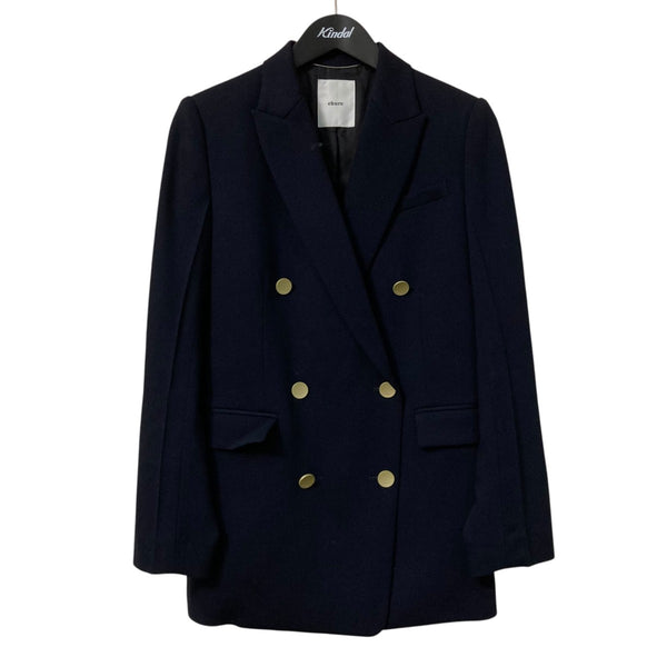 EBURE(エブール) ウールダブルブレストテーラードジャケット9910400204