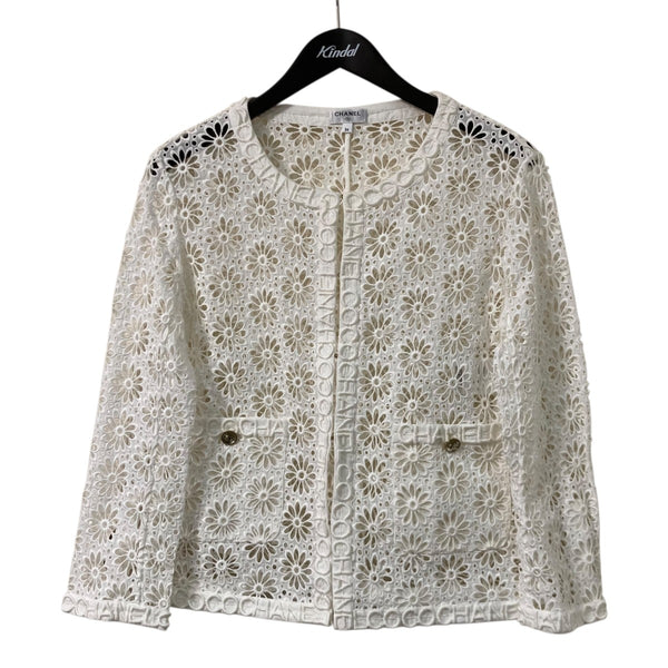 CHANEL(シャネル) レースノーカラージャケットP70603V61718