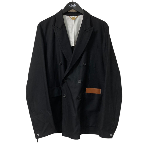 SUNSEA(サンシー) 21AWN．M Thickended w 耳 Double Breasted Jacket