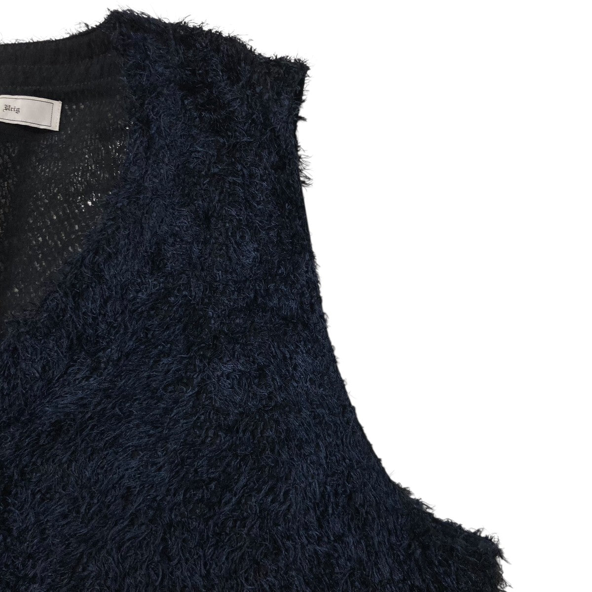 Urig CUTJACQUARD V-NECK VESTフェザーベストUMCSNS01CJ-241 古着・中古-4枚目のアイテム画像