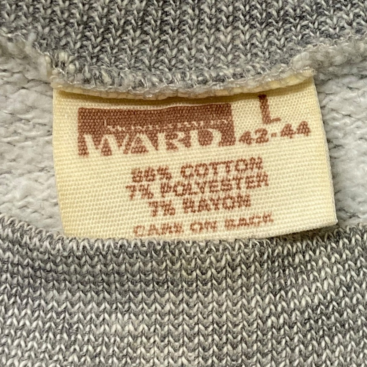 USED 60s霜降りスウェットクルーネックスウェット 古着・中古-6枚目のアイテム画像