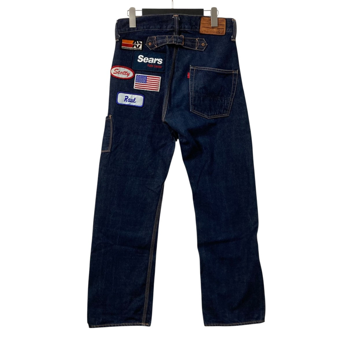anachronorm(アナクロノーム) ワッペンデニムパンツ インディゴ サイズ