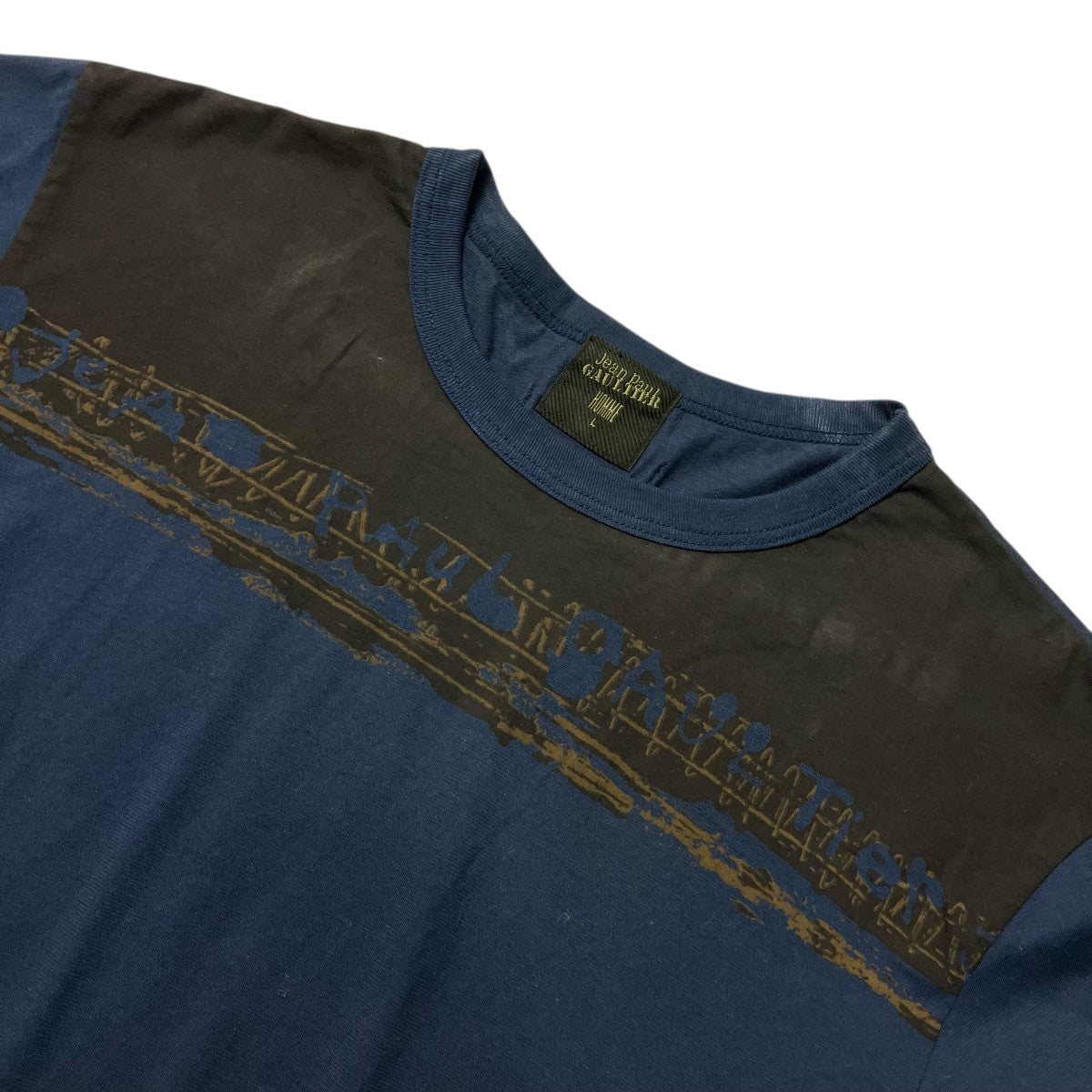 Jean Paul GAULTIER HOMME フロントプリントＴシャツ 古着・中古-3枚目のアイテム画像