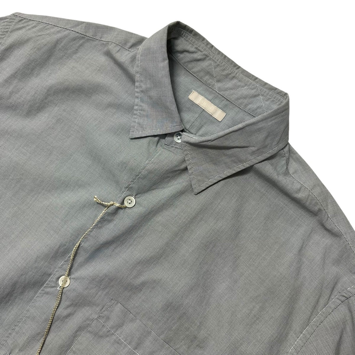 MICRO GRAPH CHECK POPLIN SHIRTチェックシャツULSH HA162 B