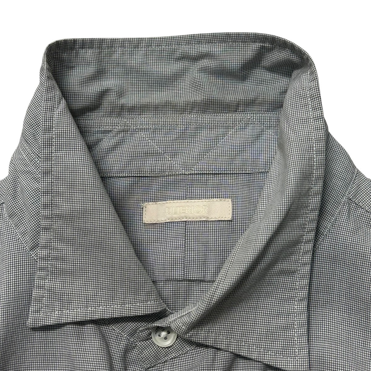 MICRO GRAPH CHECK POPLIN SHIRTチェックシャツULSH HA162 B