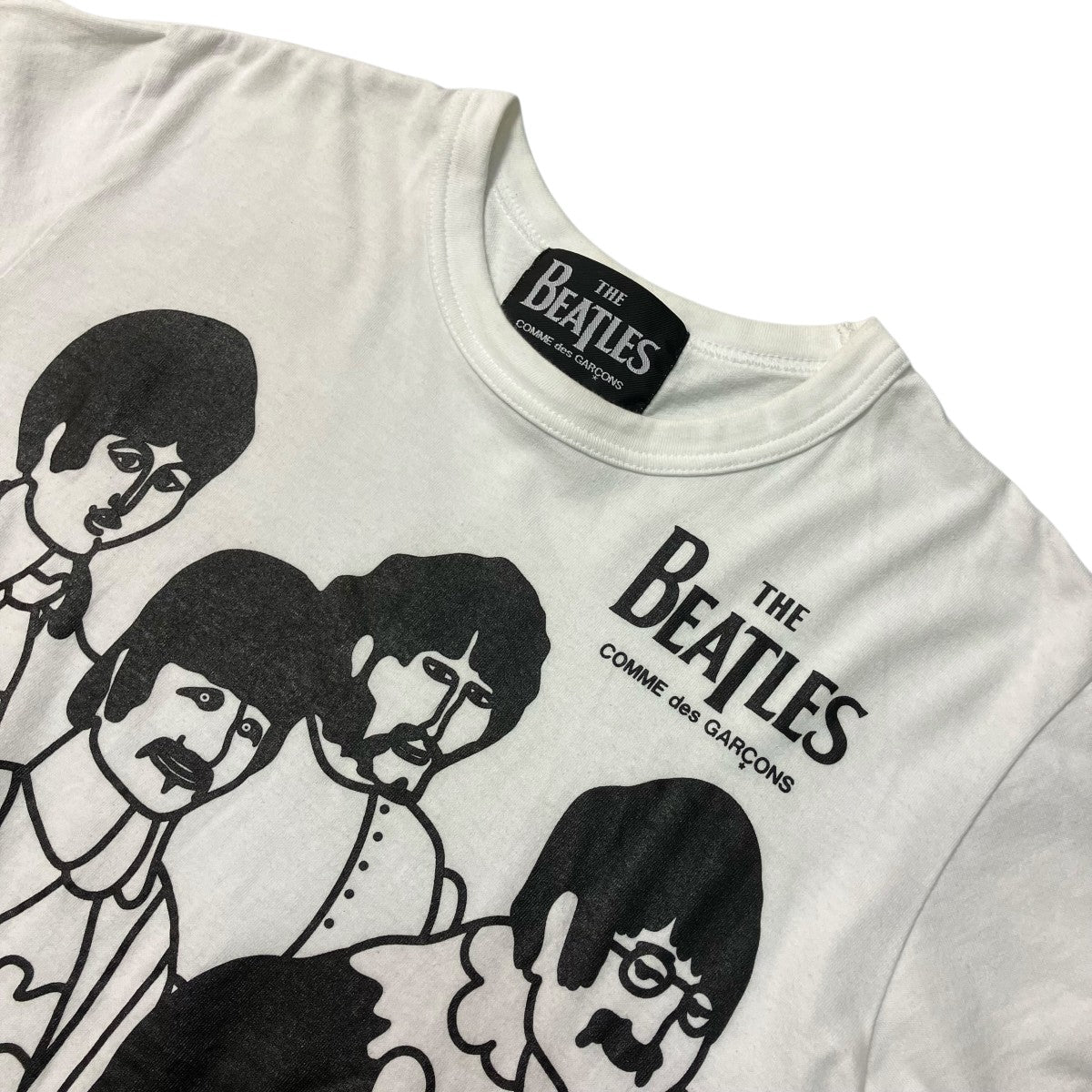 COMME des GARCONS The Beatles CDGフロントプリントＴシャツVZ T039 古着・中古-3枚目のアイテム画像