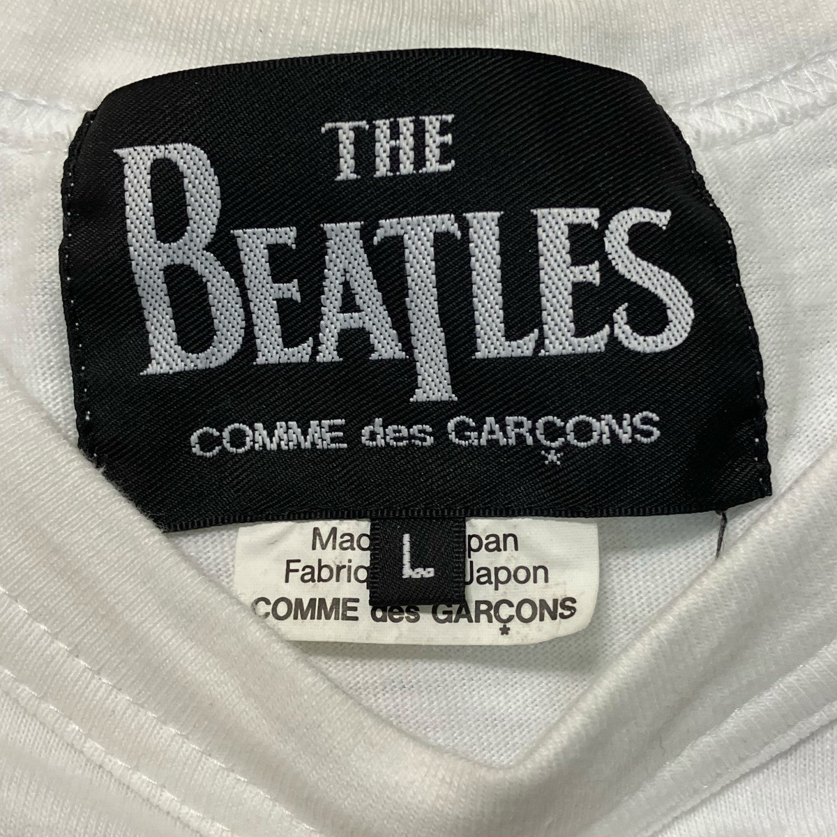 COMME des GARCONS The Beatles CDGフロントプリントＴシャツVZ T039 古着・中古-6枚目のアイテム画像