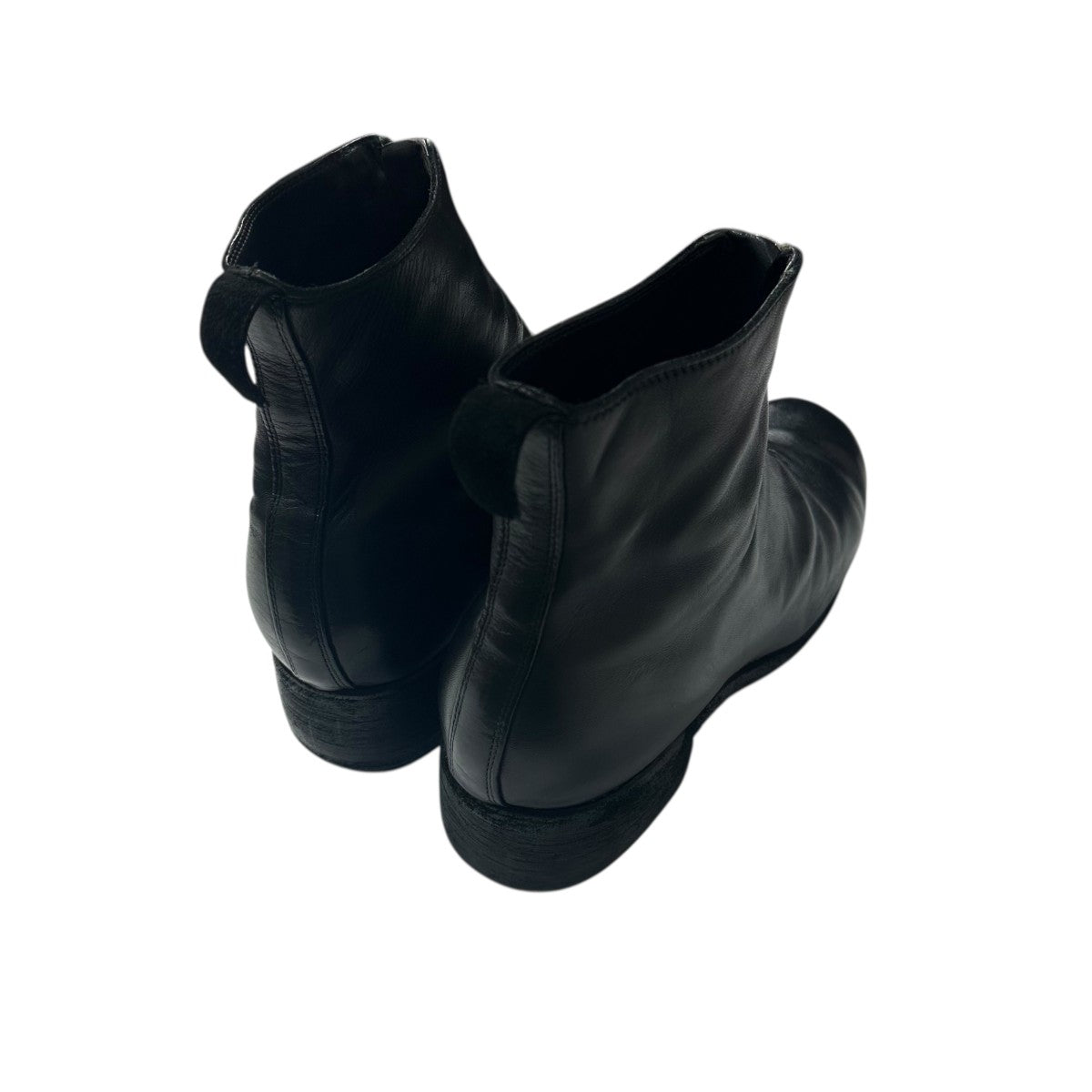 GUIDI(グイディ) レザーバックジップブーツ グレー サイズ 42｜【公式