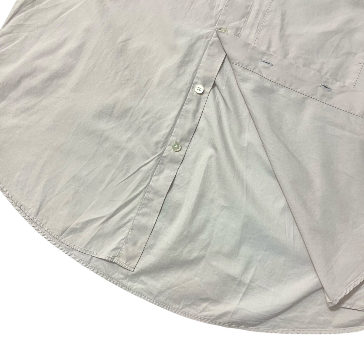 AURALEE(オーラリー) 20SSWASHED FINX TWILL HALF SLEEVED BIG SHIRTS