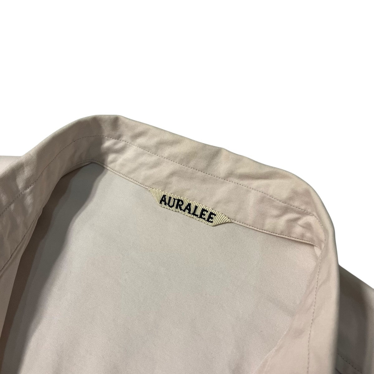 AURALEE(オーラリー) 20SSWASHED FINX TWILL HALF SLEEVED BIG SHIRTS