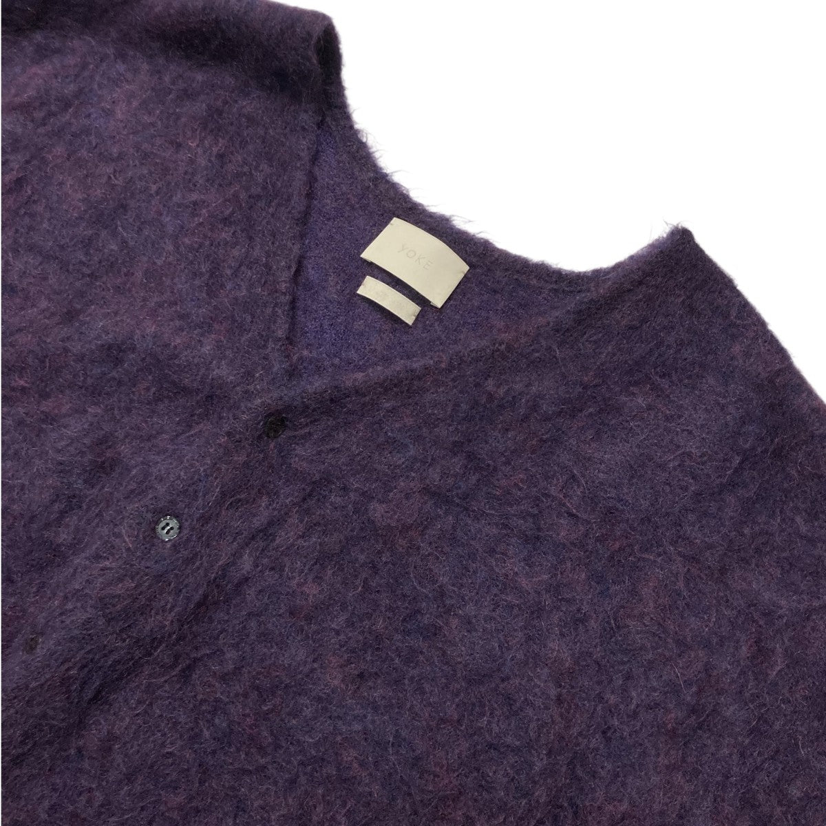 YOKE(ヨーク) 21AWLOOSED MOHAIR CARDIGANモヘアカーディガン