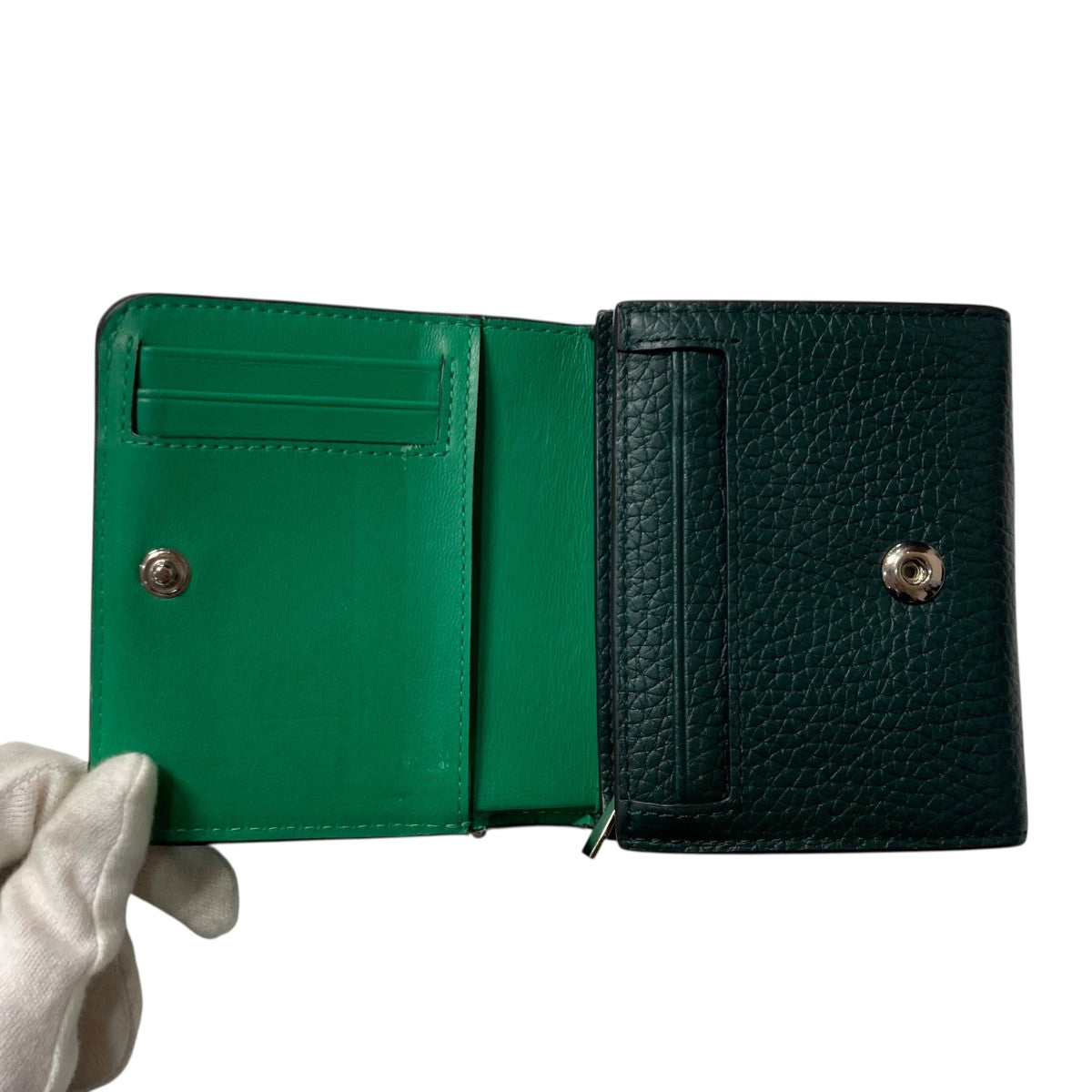 MULBERRY small continental french purse折り畳み財布RL7403 古着・中古-5枚目のアイテム画像