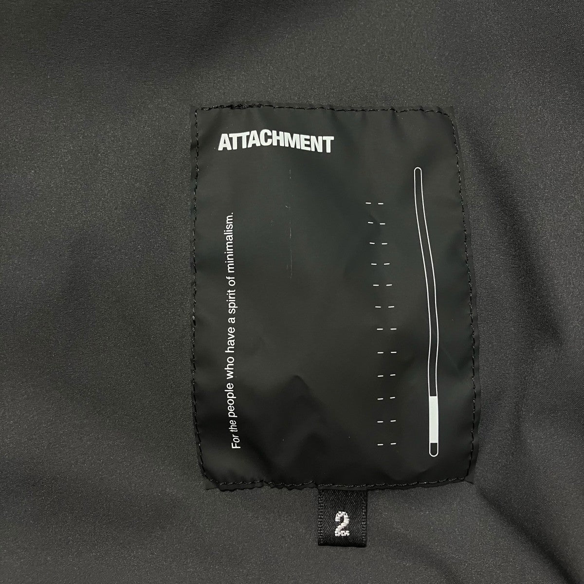 ATTACHMENT ノイズコーティング4WAYストレッチテーラードジャケットAG01 229 古着・中古-9枚目のアイテム画像